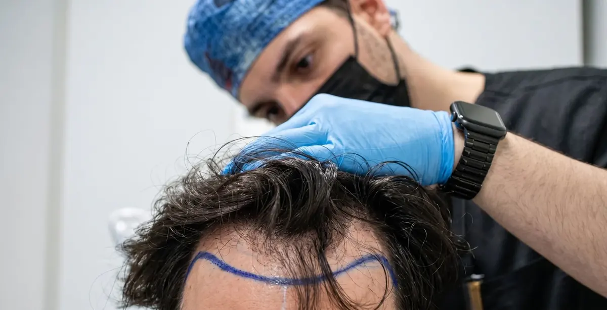 Procedimiento de trasplante capilar en la clínica Densify, Barcelona